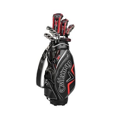 Callaway 卡拉威高尔夫球杆情人节礼物X HOT男士套杆高容错初中级全套 碳素R（3木7铁1推1球包）