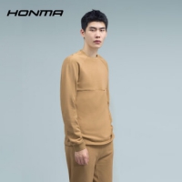 HONMA【都市机能】HONMA高尔夫服饰卫衣男长袖T恤圆领运动卫衣秋...
