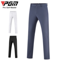 PGM 高尔夫裤子秋冬男装服装加绒加厚长裤运动休闲防水球裤 KUZ13...