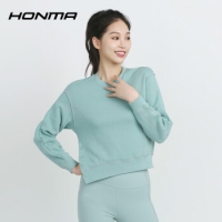 HONMA【都市机能】高尔夫服饰女士圆领卫衣套头运动上衣 浅绿 M