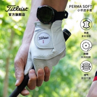 Titleist泰特利斯高尔夫手套男士Perma-Soft高级手套单只...