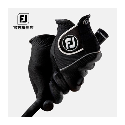 FootJoy高尔夫男士手套FJ RainGrip雨天防滑手套高尔夫可水洗单支手套 RainGrip-白/灰(单支左手)左手 23
